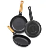 3 sartenes BRA Efficient - Teflon Platinum Plus tricapa - Ø18, 22, 26cm
