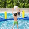 Red voleibol hinchable con pelota