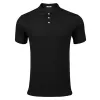 Polo 100% poliéster fino de secado rápido para hombre
