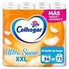 36 rollos XXL (cunden como 72) papel higiénico Colhogar