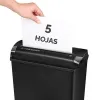 Destructora de papel Fellowes - corte recto 7mm de 5 hojas