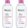 2 botes de 400ml agua micelar Garnier desmaquillante