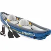 Canoa Intex 2 plazas con remos e hinchador
