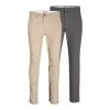 Pack 2 pantalones chinos Jack &amp; Jones para hombre