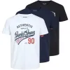 Pack 3 camisetas Jack &amp; Jones hombre
