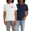 Pack 2 camisetas Levi's para hombre - Talla S, L, XL