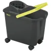 Cubo con 4 ruedas para fregona Mery