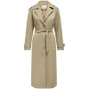 Gabardina Only larga para mujer