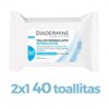 Pack 40 toallitas desmaquillantes Diadermine Refrescante 