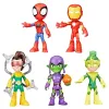 Pack 5 figuras Spidey y su superequipo