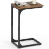 Mesa tipo C auxiliar para sofá o cama - 62cm de alto