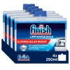Pack 4 Finish Limpiamáquinas Lavavajillas Antiolor