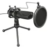 Micrófono USB Trust GXT 232 omnidireccional con soporte y filtro antipop