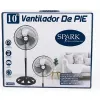 Ventilador de pie Ø25.4cm - aspas metálicas - base circular