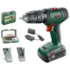 Taladro percutor inalámbrico Bosch + 31 puntas + 10 brocas