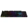 Teclado mecánico retroiluminado - interruptores rojos