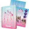 Agenda escolar Kpop Demon Hunters 2026 A5 - con elástico - pegatinas