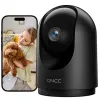 Cámara de vigilancia WiFi 2.4 / 5GHz  - GNCC GP5 2K - con giro 355º y audio