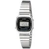 Reloj digital Casio para mujer - correa de acero inoxidable - temporizador