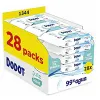 [1344 toallitas] 28 paquetes Dodot Aqua Pure 