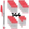 Paquete de 144 bolígrafos rojos