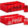 24 latas de Coca Cola Zero y normal