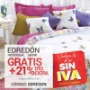 Edredón gratis + 21% de descuento