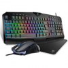 PACK alfombrilla + teclado retroiluminado + ratón multicolor - 3200 DPI max. 