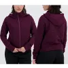 Chaqueta / sudadera con cremallera y capucha para mujer