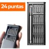 Destornillador con 24 puntas de seguridad