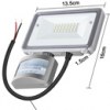 Foco led exterior con sensor de movimiento