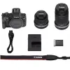 Canon EOS R100 24MP con 2 objetivos: 18-45mm y 55-210mm