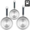 Sartenes BRA Master 20 24 28cm sin antiadherente que se gaste