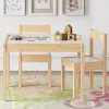 Mesa infantil con sillas - borde elevado para lápices