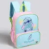 Mini mochila Stitch Disney con bolsillos para botellas