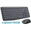 Teclado + ratón inalámbricos Logitech MK235 resistente a salpicaduras 