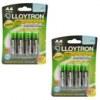 Pack 8 pilas recargables AA - 1.2V 1300mAh Ni-MH - 1000 ciclos