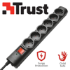 Regleta Trust con protección de sobretensión
